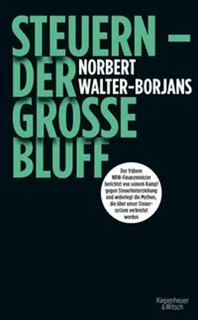 Walter-Borjans |  Steuern - Der große Bluff | Buch |  Sack Fachmedien