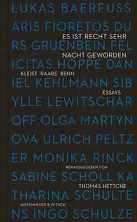 Hettche |  Es ist recht sehr Nacht geworden | eBook | Sack Fachmedien