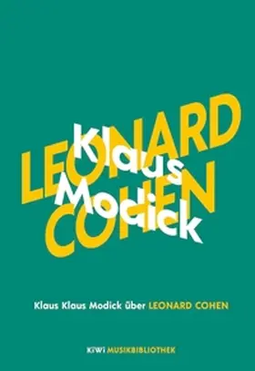 Modick |  Klaus Modick über Leonard Cohen | eBook | Sack Fachmedien