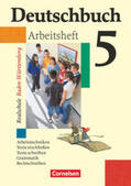 Stäblein / Schurf / Becker-Binder |  Deutschbuch Realschule 05. 9. Schuljahr. Arbeitsheft mit Lösungen. Baden-Württemberg | Buch |  Sack Fachmedien