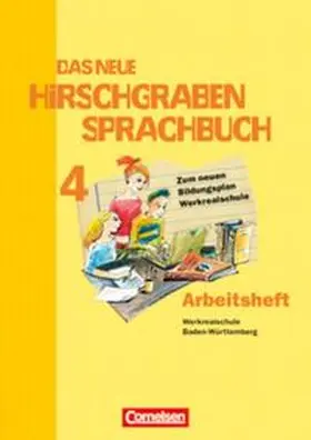 Doll / Bauer / Felber |  Das neue Hirschgraben Sprachbuch 04. Hauptschule Baden-Württemberg. Das neue Arbeitsheft Werkrealschule mit Lösungen | Buch |  Sack Fachmedien