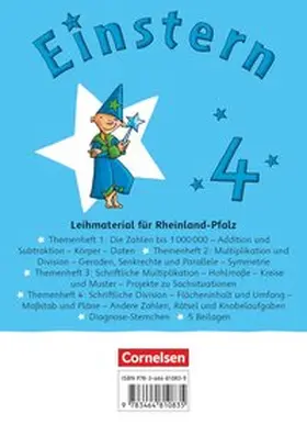  Einstern Mathematik 04 (Rheinland-Pfalz). Themenhefte 1-4, Diagnoseheft und Kartonbeilagen im Schuber - Ausleihmaterial | Buch |  Sack Fachmedien