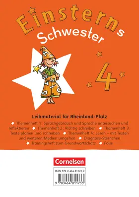  Einsterns Schwester 4. Schuljahr. Themenhefte 1-4, Training Grundwortschatz und Diagnoseheft - Leihmaterial - Im Schuber (Rheinland-Pfalz) | Buch |  Sack Fachmedien
