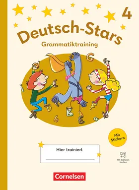 Deutsch-Stars 4. Schuljahr - Grammatiktraining - Ausgabe 2025 - Übungsheft | Buch |  Sack Fachmedien