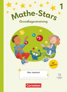  Mathe-Stars 1. Schuljahr - Grundlagentraining - Ausgabe 2025 - Übungsheft | Buch |  Sack Fachmedien
