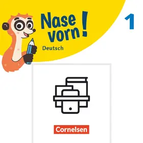  Nase vorn! 1. Schuljahr - Basiskompetenzen Deutsch Erstlesen- Lesetraining mit Partnerlesen und Lese-Mal-Übungen - 2 Übungshefte im Paket mit Lösungen | Buch |  Sack Fachmedien