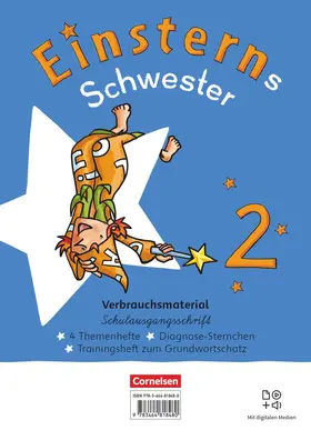  Einsterns Schwester 2. Schuljahr - Sprache und Lesen - Neubearbeitung 2022 - Paket Themenhefte 1-4, Training Grundwortschatz und Diagnoseheft - Verbrauchsmaterial in Schulausgangsschrift | Buch |  Sack Fachmedien