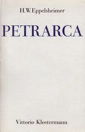Eppelsheimer |  Petrarca | Buch |  Sack Fachmedien