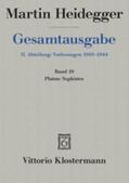 Heidegger / Schüßler |  Gesamtausgabe. 4 Abteilungen / Platon: Sophistes | Buch |  Sack Fachmedien