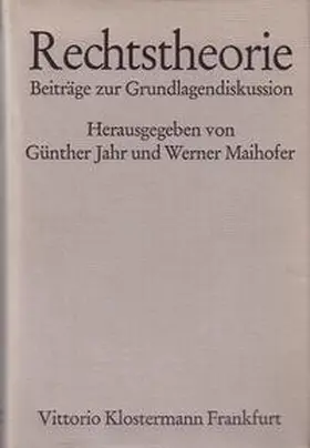 Jahr / Maihofer |  Rechtstheorie | Buch |  Sack Fachmedien