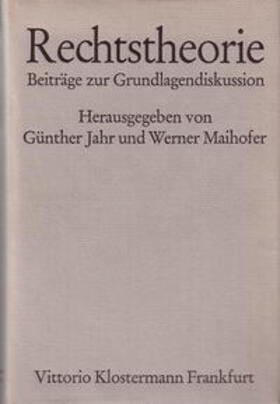 Jahr / Maihofer | Rechtstheorie | Buch | sack.de