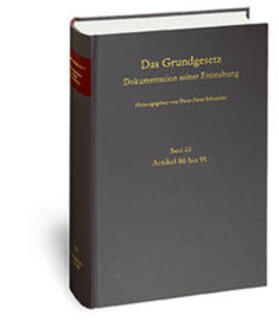 Schneider / Kramer | Das Grundgesetz. Dokumentation seiner Entstehung / Band 22: | Buch | 978-3-465-00650-3 | sack.de