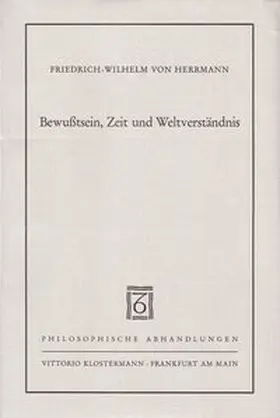 Herrmann |  Bewußtsein, Zeit und Weltverständnis | Buch |  Sack Fachmedien