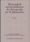 Coing / Wilhelm |  Wissenschaft und Kodifikation des Privatrechts im 19. Jahrhundert | Buch |  Sack Fachmedien