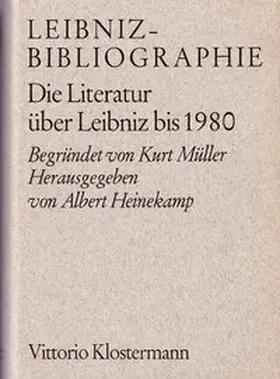 Heinekamp / Müller |  Leibniz-Bibliographie | Buch |  Sack Fachmedien
