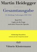 Heidegger / Trawny |  Logik als die Frage nach dem Wesen der Sprache | Buch |  Sack Fachmedien