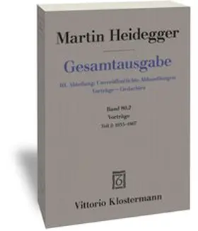 Heidegger / Neumann | Vorträge | Buch | 978-3-465-01698-4 | www.sack.de
