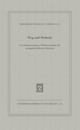 Herrmann | Weg und Methode | Buch | 978-3-465-02252-7 | sack.de