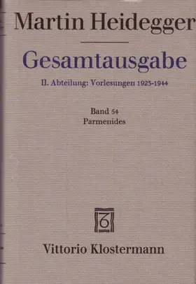 Heidegger / Frings |  Martin Heidegger Gesamtausgabe | Buch |  Sack Fachmedien