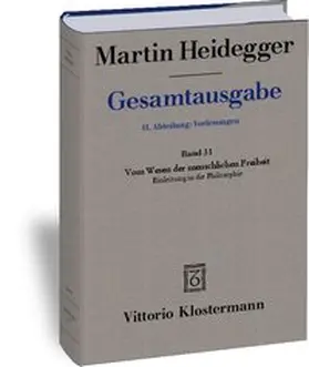 Heidegger / Tietjen |  Martin Heidegger Gesamtausgabe | Buch |  Sack Fachmedien