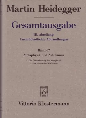 Heidegger / Friedrich |  Martin Heidegger Gesamtausgabe | Buch |  Sack Fachmedien