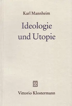 Mannheim | Ideologie und Utopie | Buch | 978-3-465-02822-2 | www.sack.de