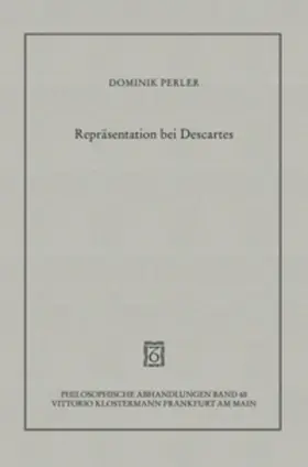 Perler |  Repräsentation bei Descartes | Buch |  Sack Fachmedien