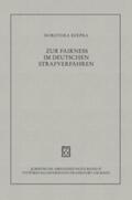 Rzepka |  Zur Fairness im deutschen Strafverfahren | Buch |  Sack Fachmedien