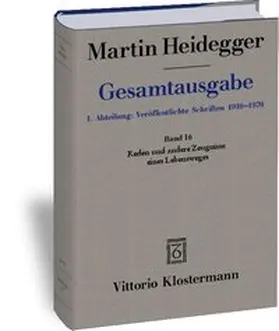 Heidegger |  Martin Heidegger Gesamtausgabe | Buch |  Sack Fachmedien