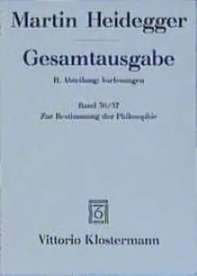 Heidegger / Heimbüchel |  Martin Heidegger Gesamtausgabe | Buch |  Sack Fachmedien