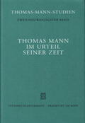 Schröter |  Thomas Mann im Urteil seiner Zeit | Buch |  Sack Fachmedien