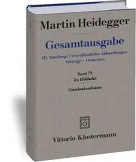 Heidegger / Ochwadt |  Martin Heidegger Gesamtausgabe | Buch |  Sack Fachmedien