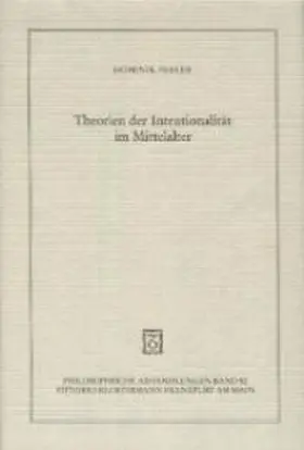 Perler |  Theorien der Intentionalität im Mittelalter | Buch |  Sack Fachmedien