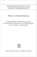 Holenstein / Konersmann / Pauser |  Policey in lokalen Räumen | Buch |  Sack Fachmedien