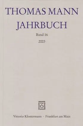 Heftrich / Wysling / Sprecher |  Thomas Mann Jahrbuch | Buch |  Sack Fachmedien