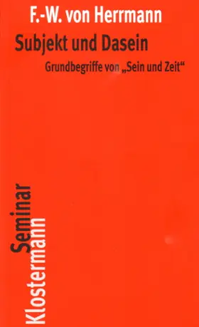 Herrmann |  Subjekt und Dasein | Buch |  Sack Fachmedien