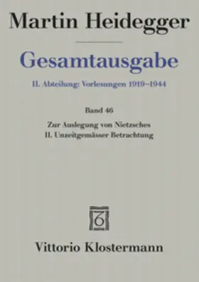 Heidegger / Friedrich |  Martin Heidegger Gesamtausgabe | Buch |  Sack Fachmedien
