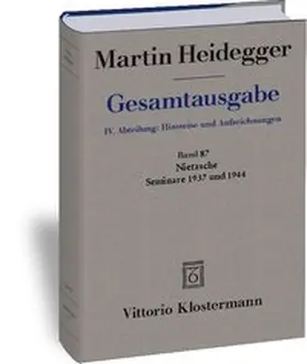 Heidegger / Ruckteschell |  Martin Heidegger Gesamtausgabe | Buch |  Sack Fachmedien