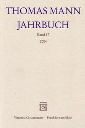 Sprecher / Wimmer / Wysling | Thomas Mann Jahrbuch | Buch | 978-3-465-03320-2 | sack.de