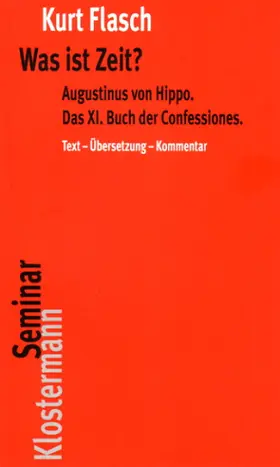 Flasch |  Was ist Zeit? | Buch |  Sack Fachmedien