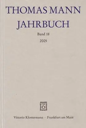 Heftrich / Wysling / Sprecher |  Thomas Mann Jahrbuch | Buch |  Sack Fachmedien