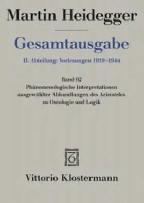 Heidegger / Neumann |  Martin Heidegger Gesamtausgabe | Buch |  Sack Fachmedien