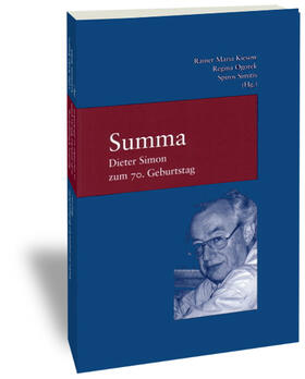 Kiesow / Ogorek / Simitis | Summa | Buch | 978-3-465-03433-9 | sack.de