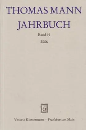 Heftrich / Wysling / Sprecher |  Thomas Mann Jahrbuch | Buch |  Sack Fachmedien