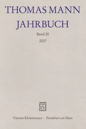 Heftrich / Wysling / Sprecher |  Thomas Mann Jahrbuch | Buch |  Sack Fachmedien