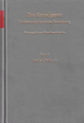 Schneider |  Das Grundgesetz. Dokumentation seiner Entstehung / Band 17: Artikel 70 bis 73 | Buch |  Sack Fachmedien