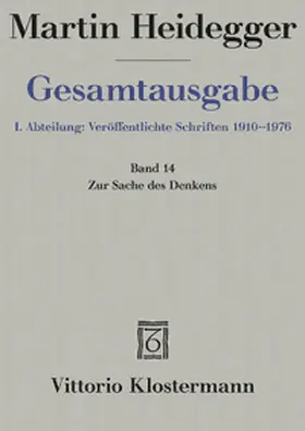 Heidegger / Herrmann |  Martin Heidegger Gesamtausgabe | Buch |  Sack Fachmedien