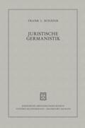 Schäfer |  Juristische Germanistik | Buch |  Sack Fachmedien