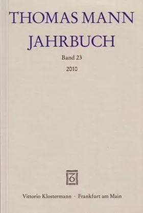 Sprecher / Wimmer |  Thomas Mann Jahrbuch | Buch |  Sack Fachmedien
