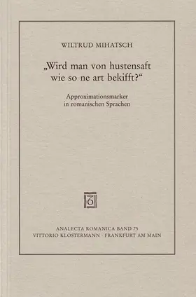 Mihatsch |  „Wird man von hustensaft wie so ne art bekifft?“ | Buch |  Sack Fachmedien